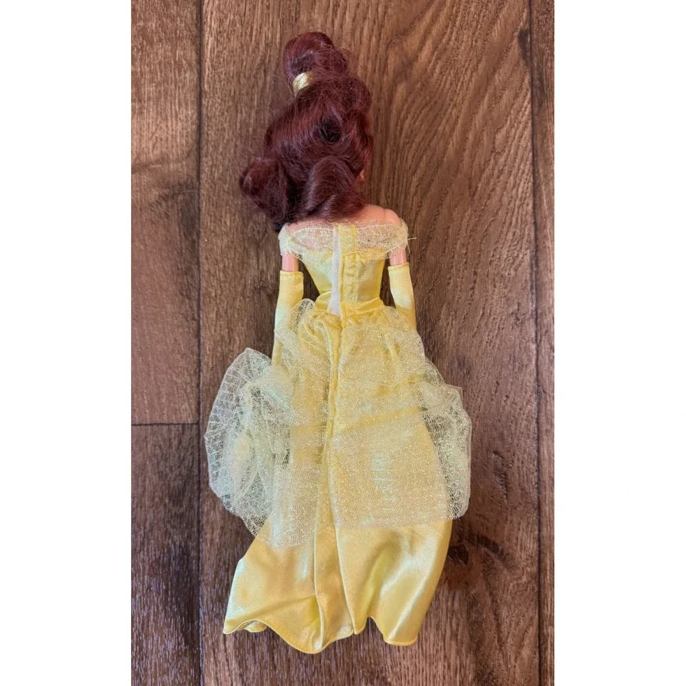 Vtg Disney Store‎ Princess Belle Beauty Beast Classic Doll Yellow Dress Retired